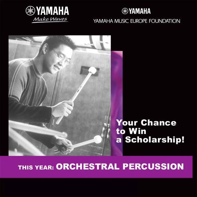Υποτροφία Yamaha Music Foundation of Europe για κρουστά ορχήστρας