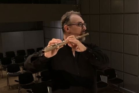 Nikos Nikopoulos, chosen for the position of Principal in the flutes in the Athens State Orchestra 