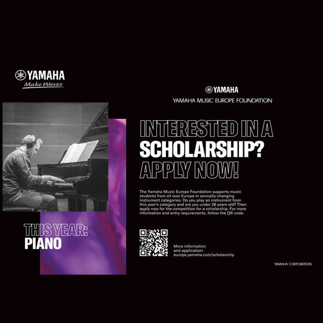 Yamaha Music Europe Foundation Scholarship for Piano
