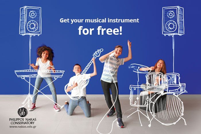 Get your musical instrument for free!